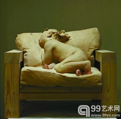 午睡的小女孩（雕塑）李象群