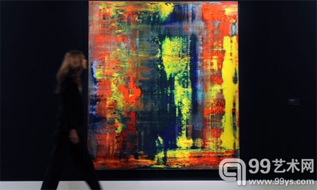 格哈德·里希特(Gerhard Richter)的《抽象画作(Abstraktes Bild)》近期以2100万英镑的价格售出。