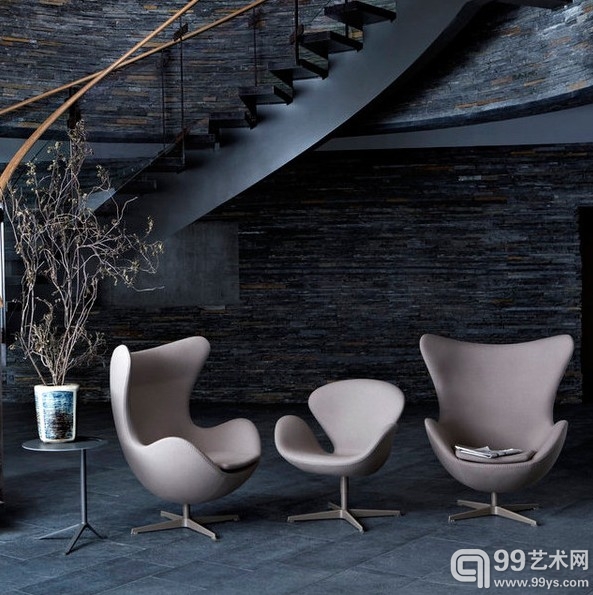 雅各布森经典设计作品：蛋椅(Egg Chair)