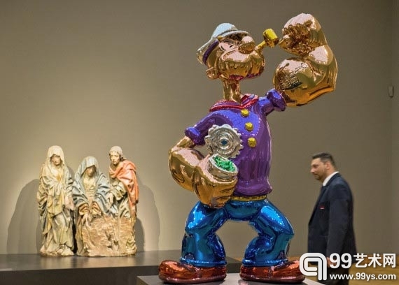 杰夫·昆斯的“大力水手”雕像