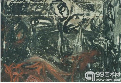 “弘春里8号”画室墙上画的画 