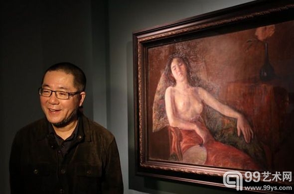 王璜生在“芳草长亭：李叔同油画珍品研究展“上