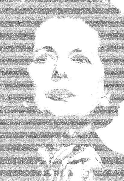 文字肖像《玛格丽特·撒切尔》（Margaret Thatcher）