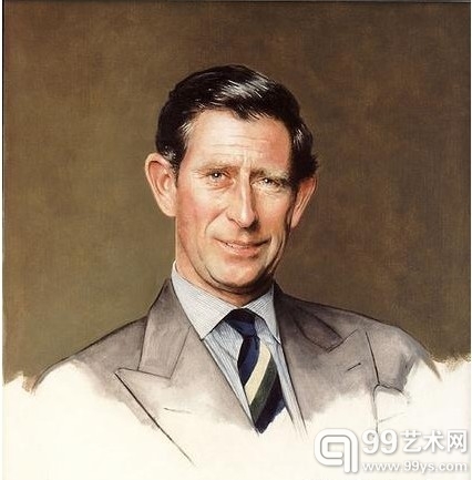 2000年为查尔斯王子所画肖像。