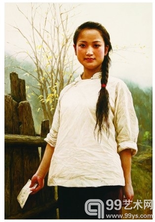 《家书·小春》90cm×120cm 布面油画 2010年