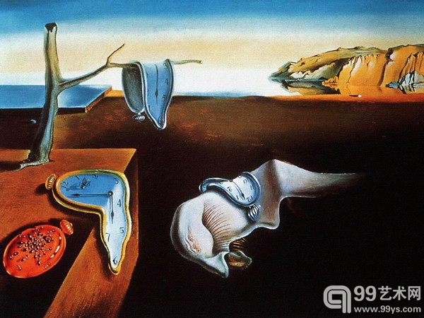 达利1931年作品《记忆的持续性》（The Persistence of Memory）