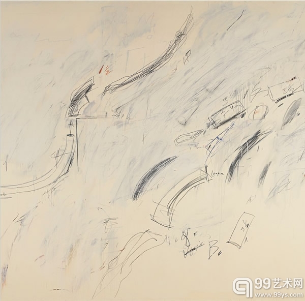 赛·托姆布雷（Cy Twombly）的作品《无题（博尔塞纳）》（Unititled (Bolsena)）