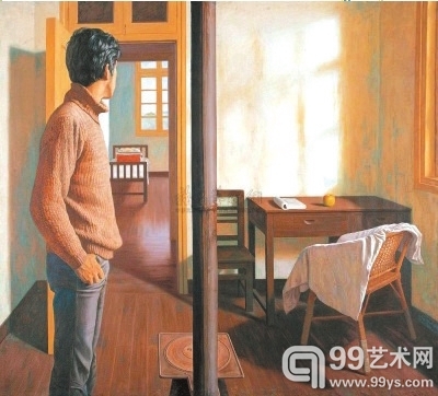 袁庆一《春天来了》170×188cm1984年作 