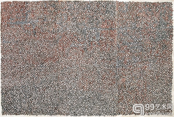 痕迹 2007-11,220x360cm