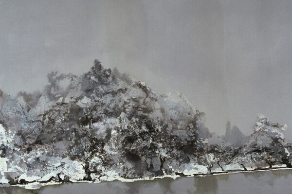 洪凌，《银山》，布面油画