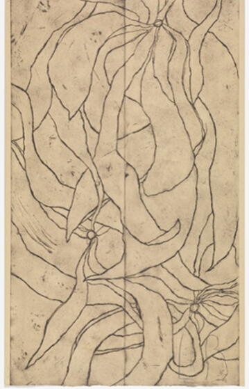 纸上作品 Les Fleurs, 2007