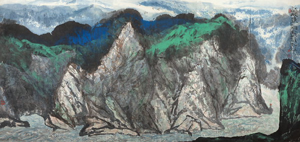 周韶华 江峡风彩