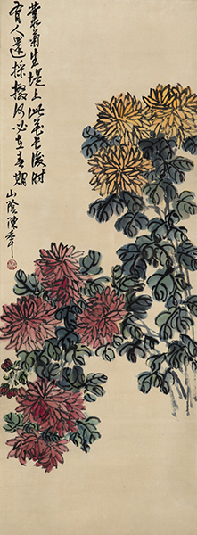 54  陈半丁 花鸟