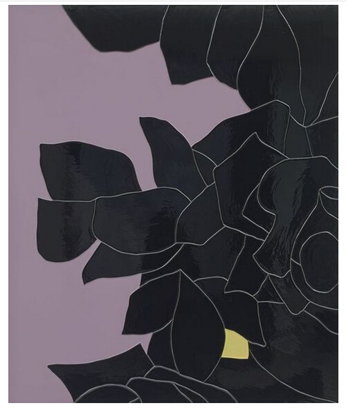 Gary Hume作品《Black Flower 3》, 2014,White Cube画廊