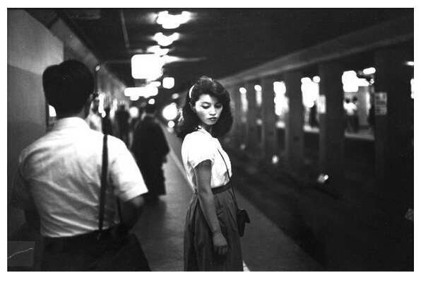 Ed van der Elsken作品《Tokyo, metro station》, 1981,Annet Gelink画廊