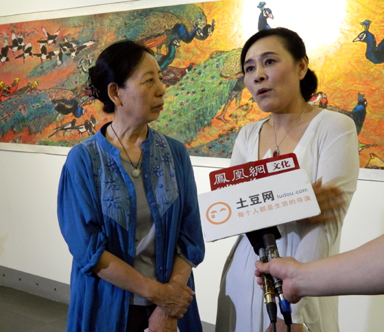 曾迎春与孔紫现场交流