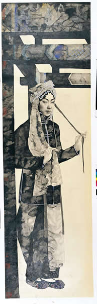 《梅兰芳》200x68cm+2008年