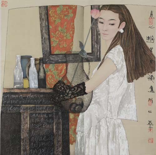 《素心幽》120cmx100cm+2013年