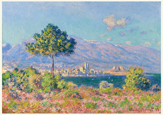 4.莫奈的《ANTIBES, VUE DU PLATEAU NOTRE-DAME》，成交价792.25万英镑。该作创作于1888年，规格为65.1x92.1cm，原先估价为600-800万英镑。