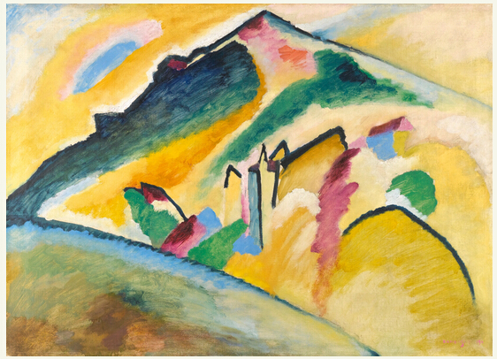 5.瓦西里·康定斯基（Wassily Kandinsky）的《秋天的风景》（HERBSTLANDSCHAFT），成交价557.05万英镑。该作创作于1911年，规格为71.5x99.3cm，原先估价为300-500万英镑。