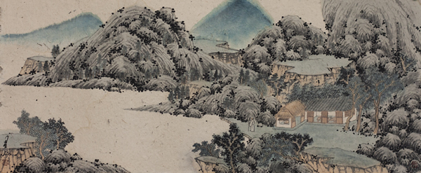 《独在异乡》30x69cm 2014年 陈星州