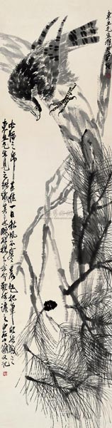 齐白石 松鹰