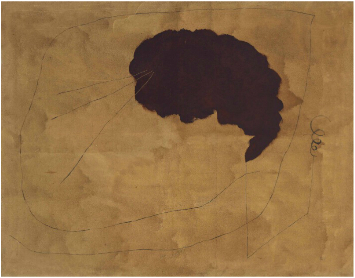 8.胡安·米罗的《Painting (The Circus Horse)》,成交价299.45万英镑。该作创作于1925,规格为114.3x146.4cm,原先估价为140-200万英镑。