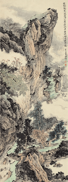 教富斌《山水》