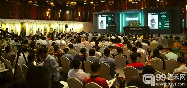 北京匡时2014年春季艺术品拍卖会现场