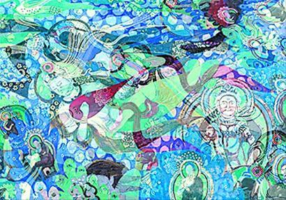 　　《丝路风情卷·龟兹印象》