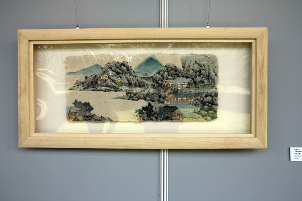现场展出艺术家作品