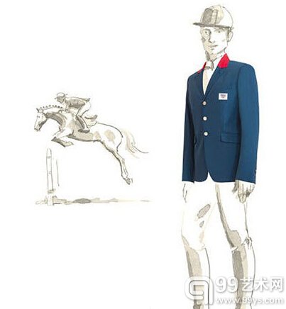 爱马仕为法国马术队征战2012年英国伦敦奥运会运动服