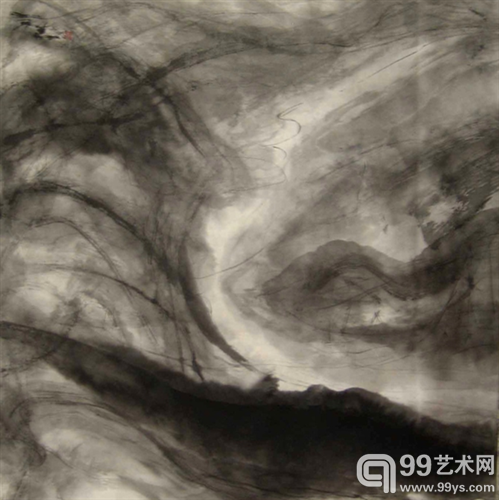 隐  47x89(cm)  纸本  2012年