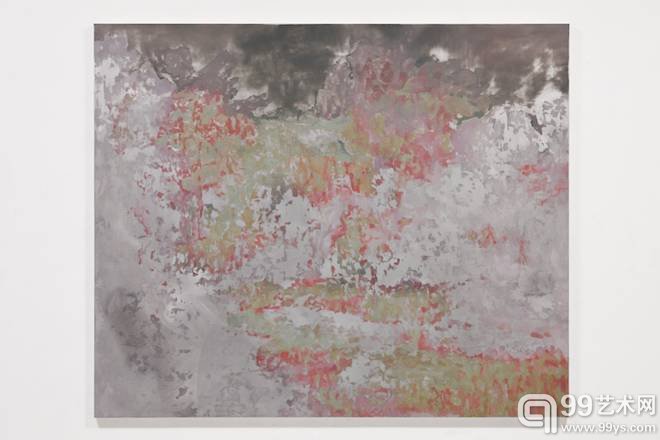 Toby Ziegler, “Intermediate Field”, oil on aluminum, 160 x 193 cm, 2014