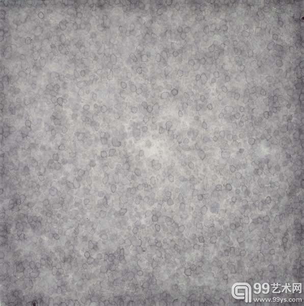 田卫《冷冬写经之一》68×69cm-宣纸水墨、矿物质色2012