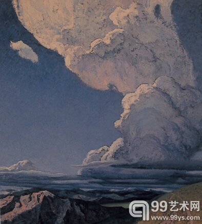 朱乃正作品《青海长云》