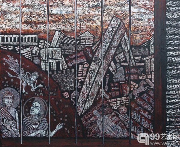漆驭天作品《失乐园—归宿》
