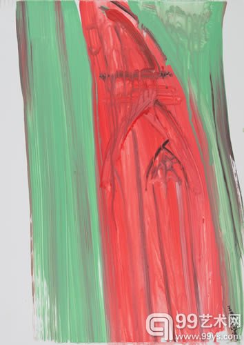 欧洲情缘3纸本丙烯51cmX36cm  2013
