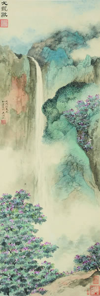 吴湖帆大龙湫 