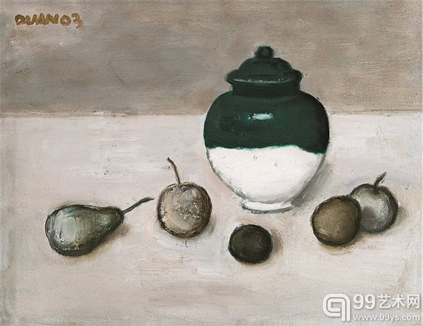 段建伟 《静物》  2003  布面油画  27×35cm