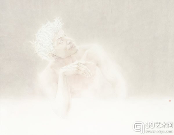 杭春晖 《Missa 弥撒 1》2013 纸本水墨 84×108cm