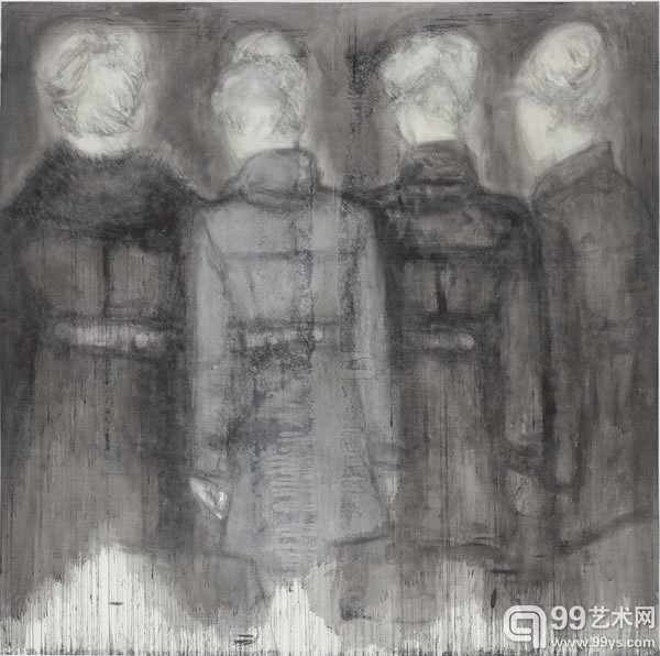 王煜 《空》 2014 纸本水墨  200×200cm