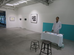 唐狄鑫个展现场，东京大田画廊（Ota Fine Arts），2014年。