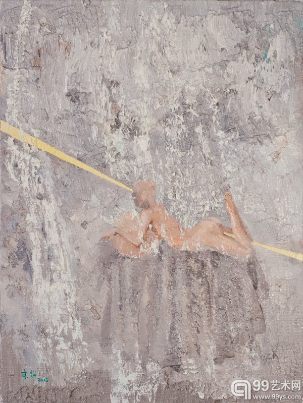 望穿秋水 40x30cm 布面油画 2012