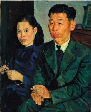 齐振杞 双人肖像