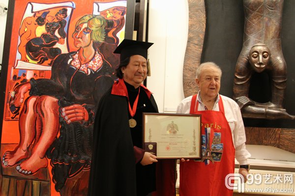 杨晓阳院长获颁俄罗斯艺术科学院荣誉院士称号