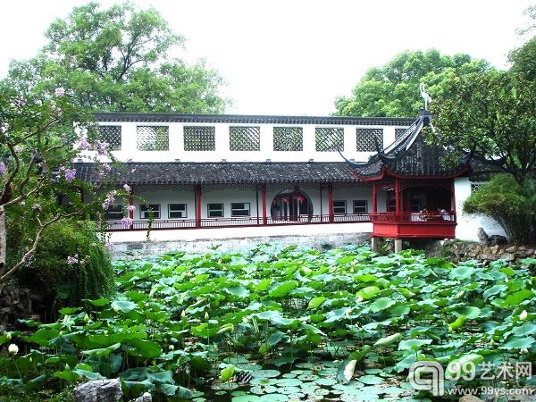 松江邦彦石刻所在的上海松江醉白池