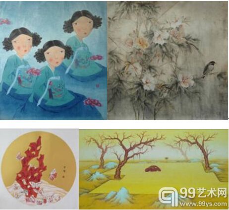 朝鲜万寿台部分展出作品赏析