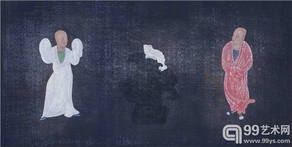 兰若 130x66cm 纸本水墨 2014