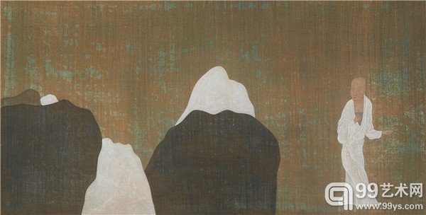 青冥 130x66cm 纸本水墨 2014